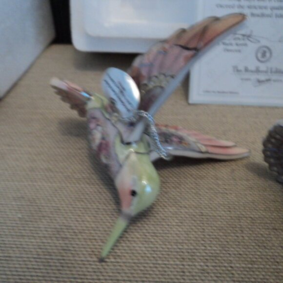 porcelain hummingbird ornaments~ lot of 3 - Picture 2 of 7